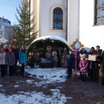 Поздоровлення військових і лікарів з Різдвом Христовим.